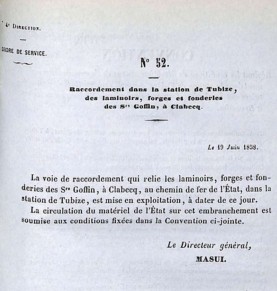 Tubize - racc. Forges, laminoirs, fonderies Goffin - 1858_.jpg